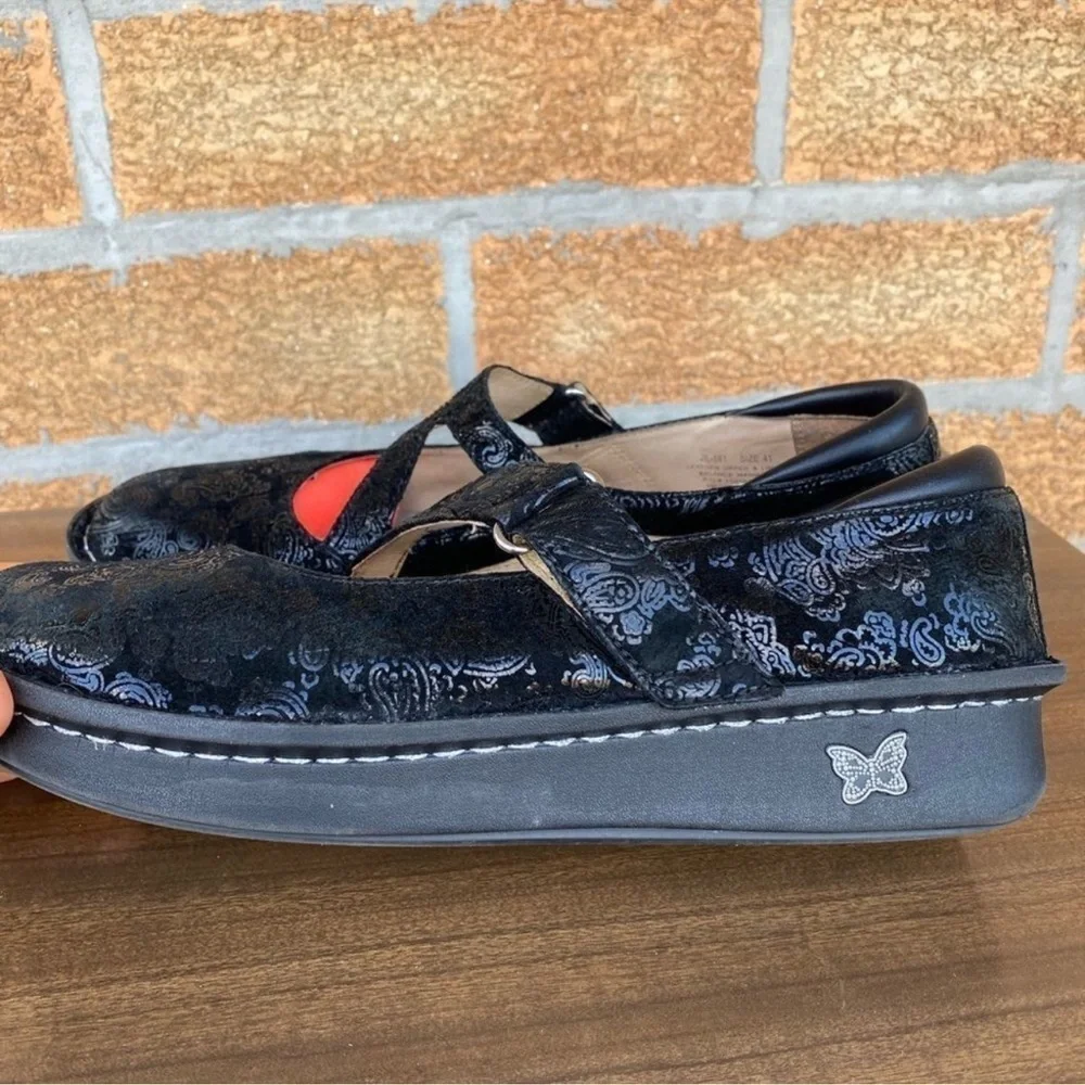 Alegria black paisley jill mary jane 41/10.5 - Picture 7 of 10